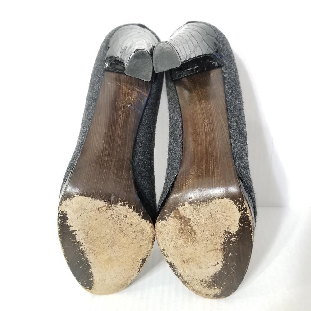 Stuart Weitzman Scoop NYC Black Patent Pumps 9.5 - Picture 7 of 7